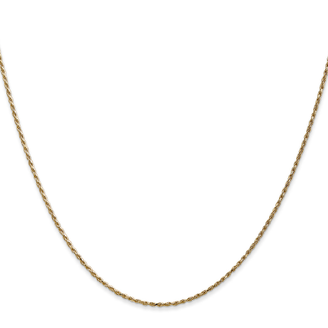 14k 1.15mm D/C Machine-made Rope Chain