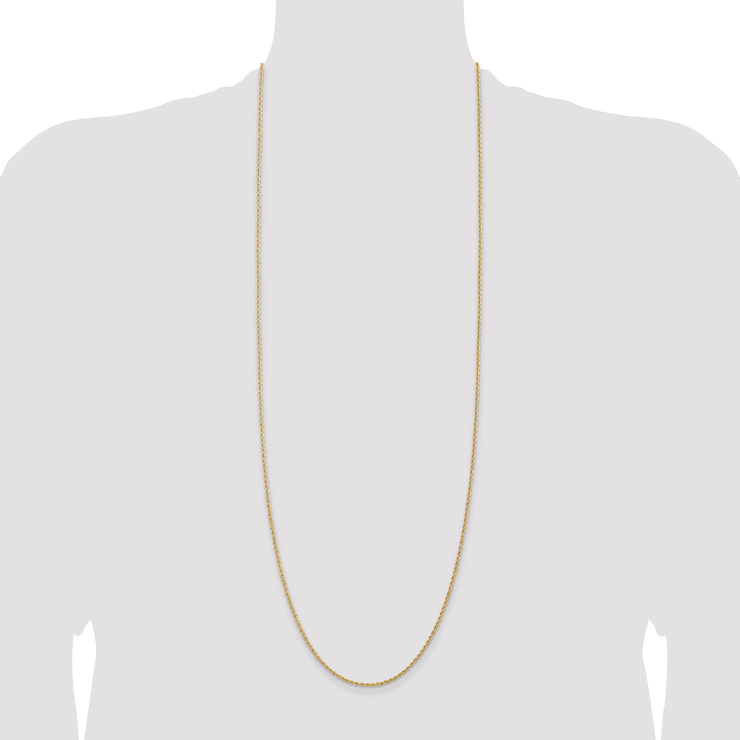 14k 1.50mm Regular Rope Chain