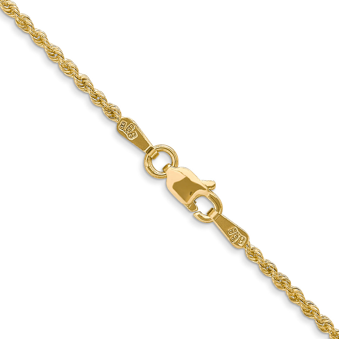 14k 1.50mm Regular Rope Chain