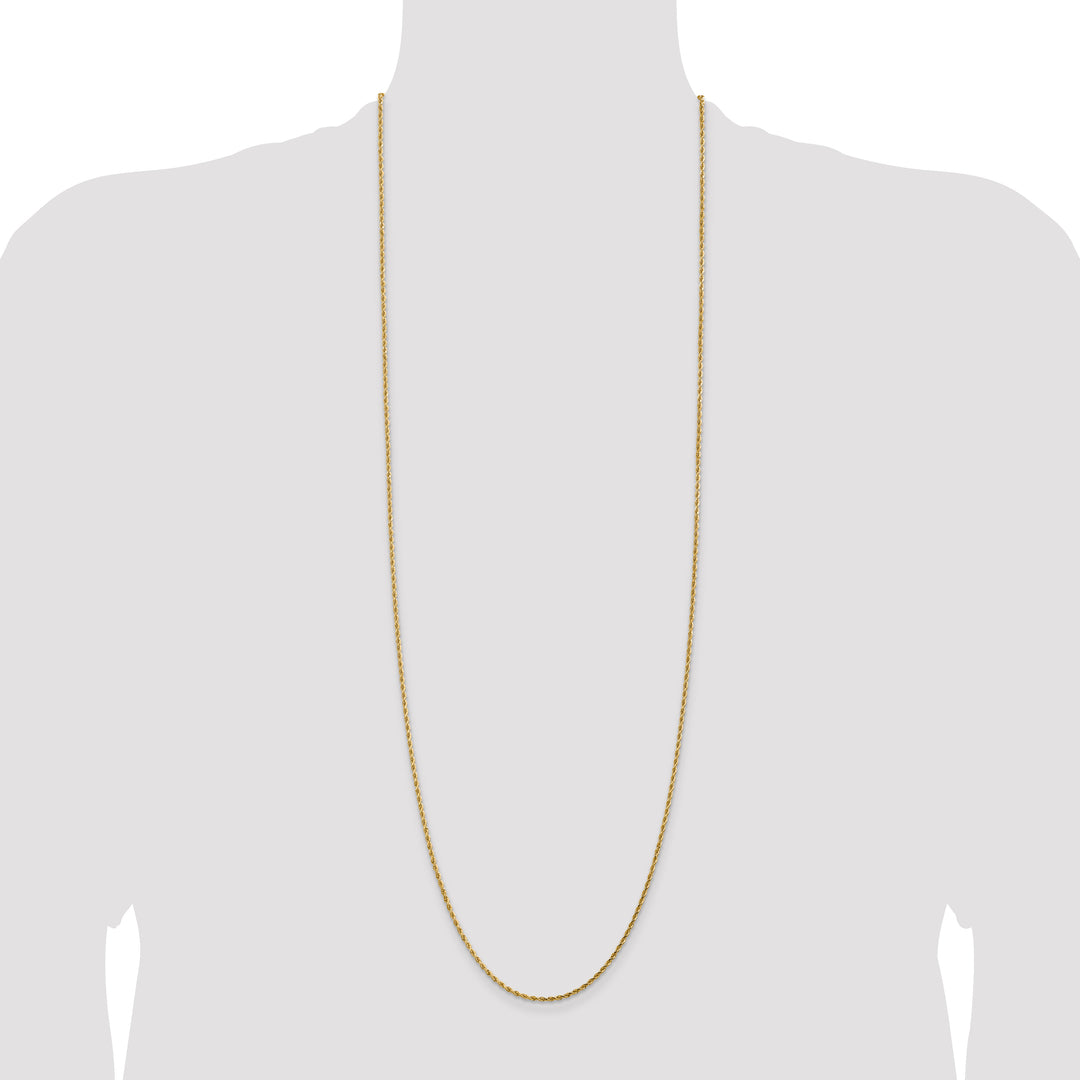 14k 1.75mm Diamond-cut Rope Chain
