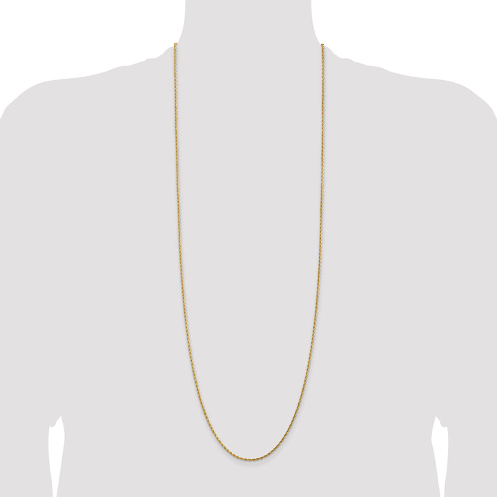 14k 1.75mm Diamond-cut Rope Chain