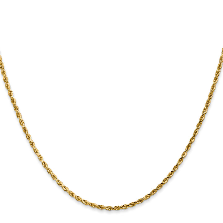14k 1.75mm D/C Rope with Lobster Clasp Chain