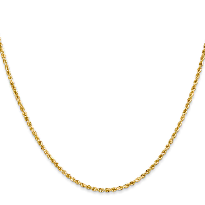 14k 2mm Regular Rope Chain