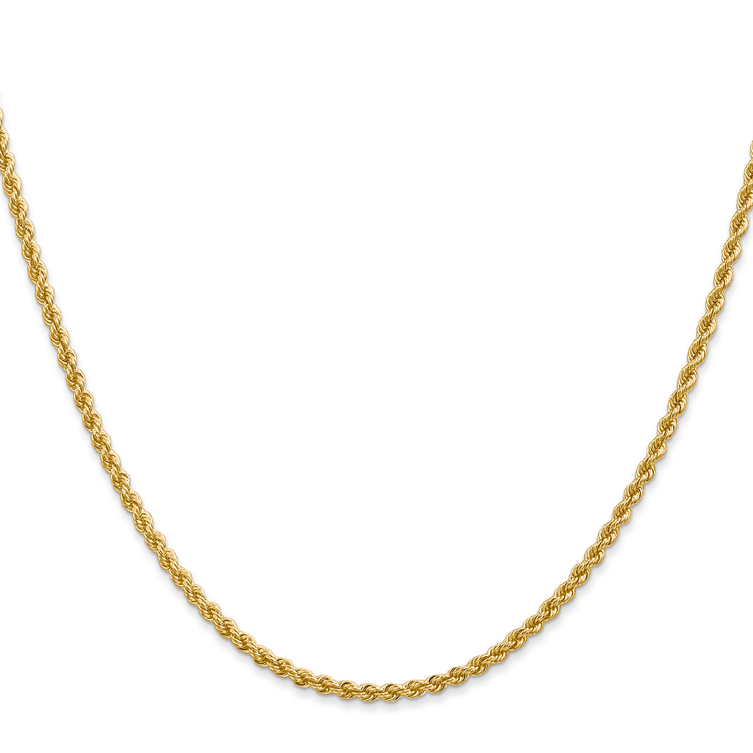 14k 2.25mm Regular Rope Chain