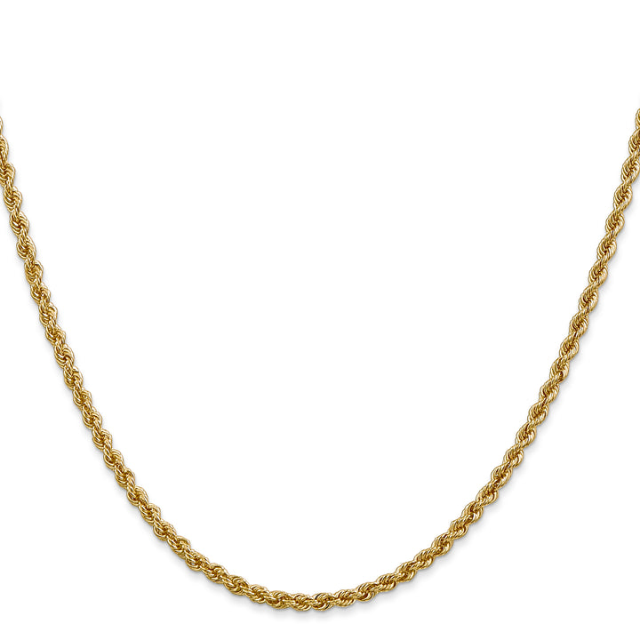 14k 2.5mm Regular Rope Chain