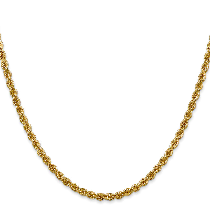 14k 3mm Regular Rope Chain