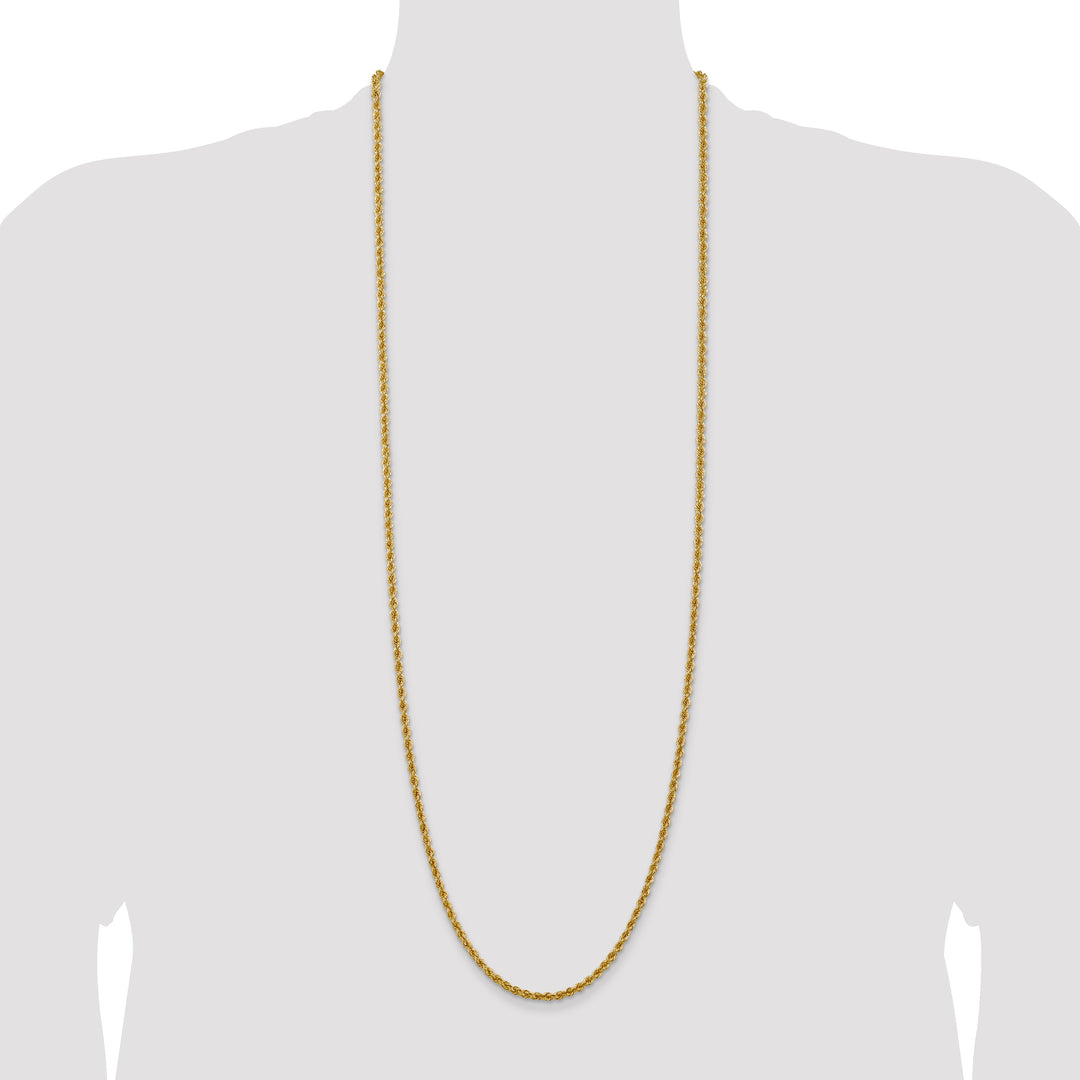 14k 3mm Regular Rope Chain