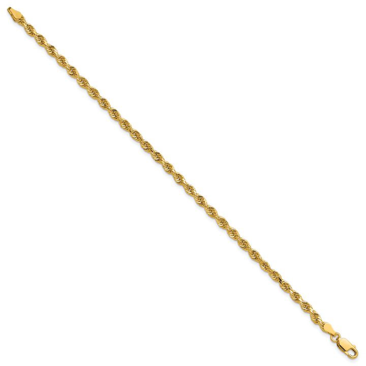 14k 3.25mm Diamond-cut Rope Chain