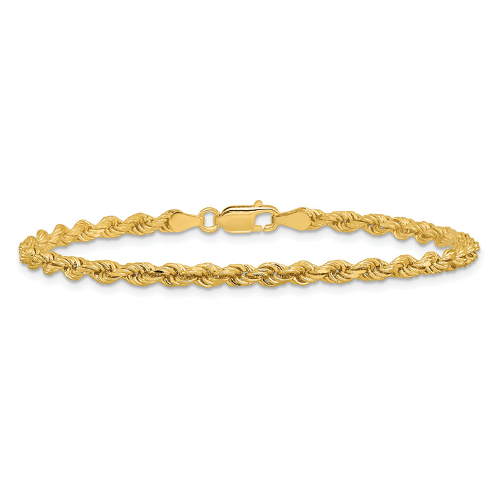 14k 3.25mm D/C Rope with Lobster Clasp Chain