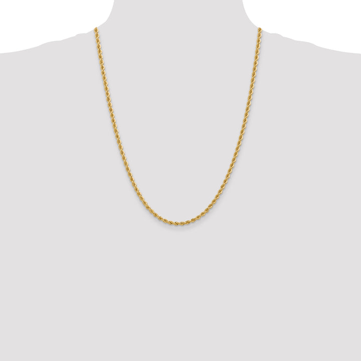 14k 3.65mm Regular Rope Chain