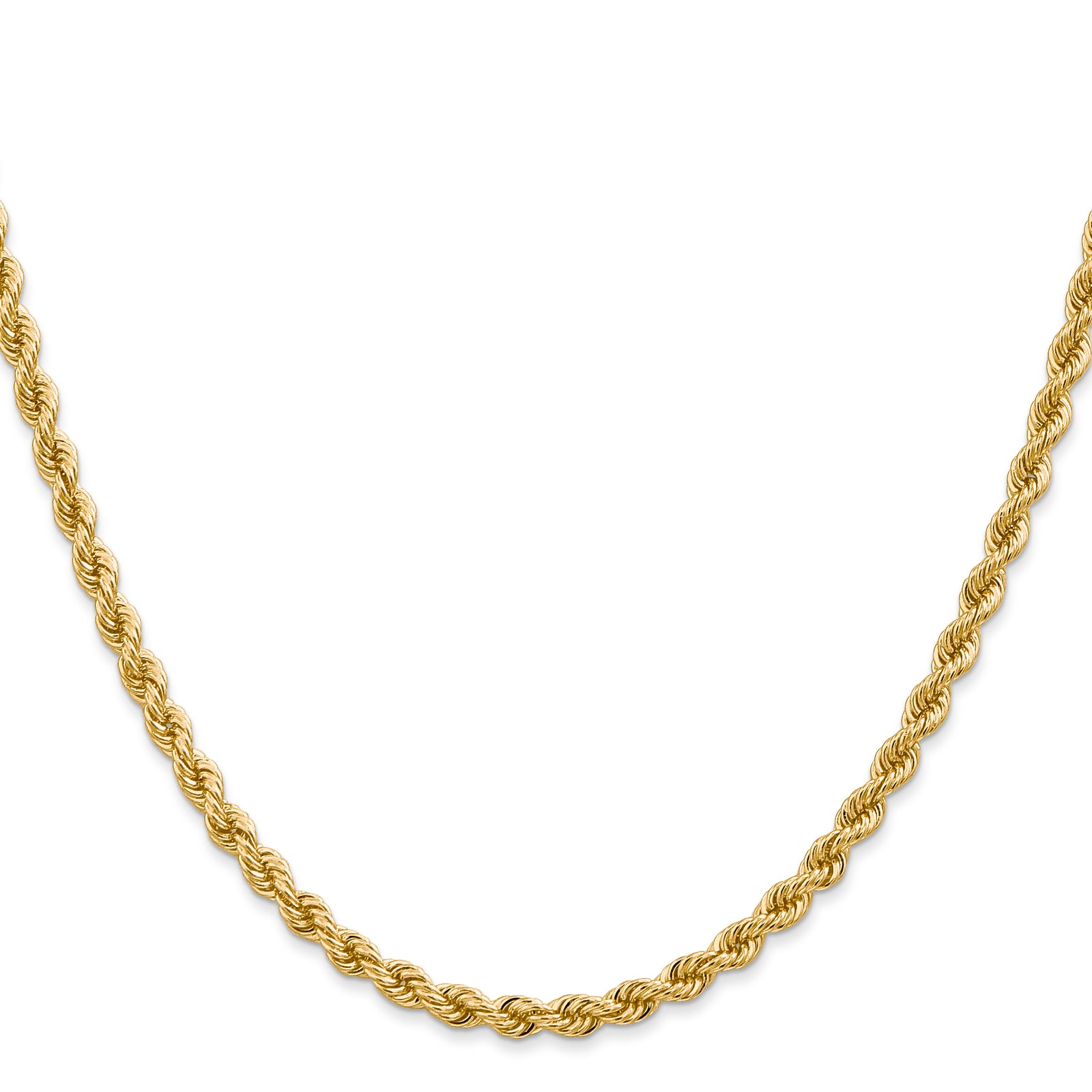 14k 3.65mm Regular Rope Chain