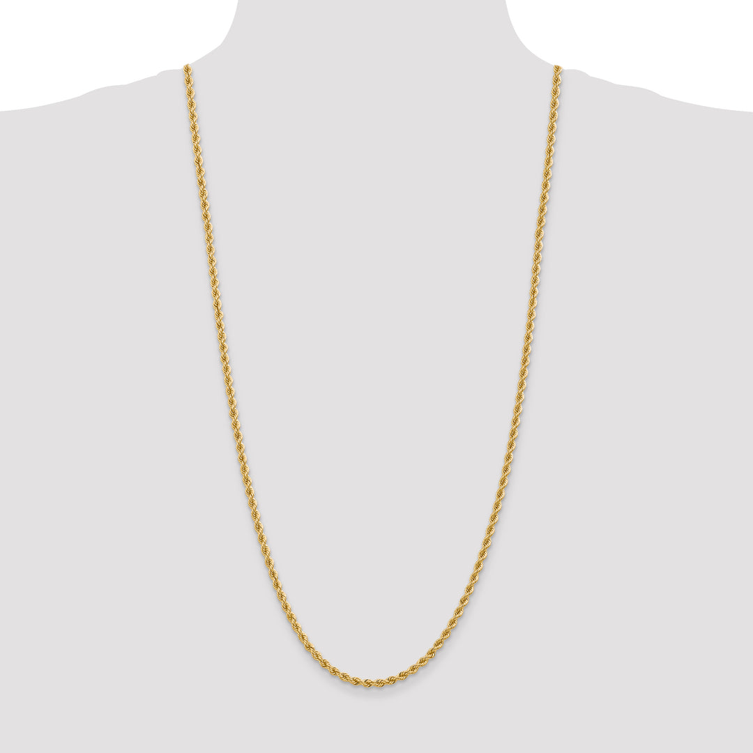 14k 3.65mm Regular Rope Chain
