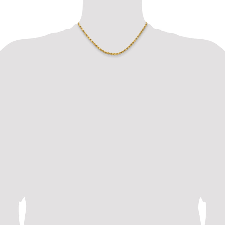 14k 3.75mm Diamond-cut Rope Chain