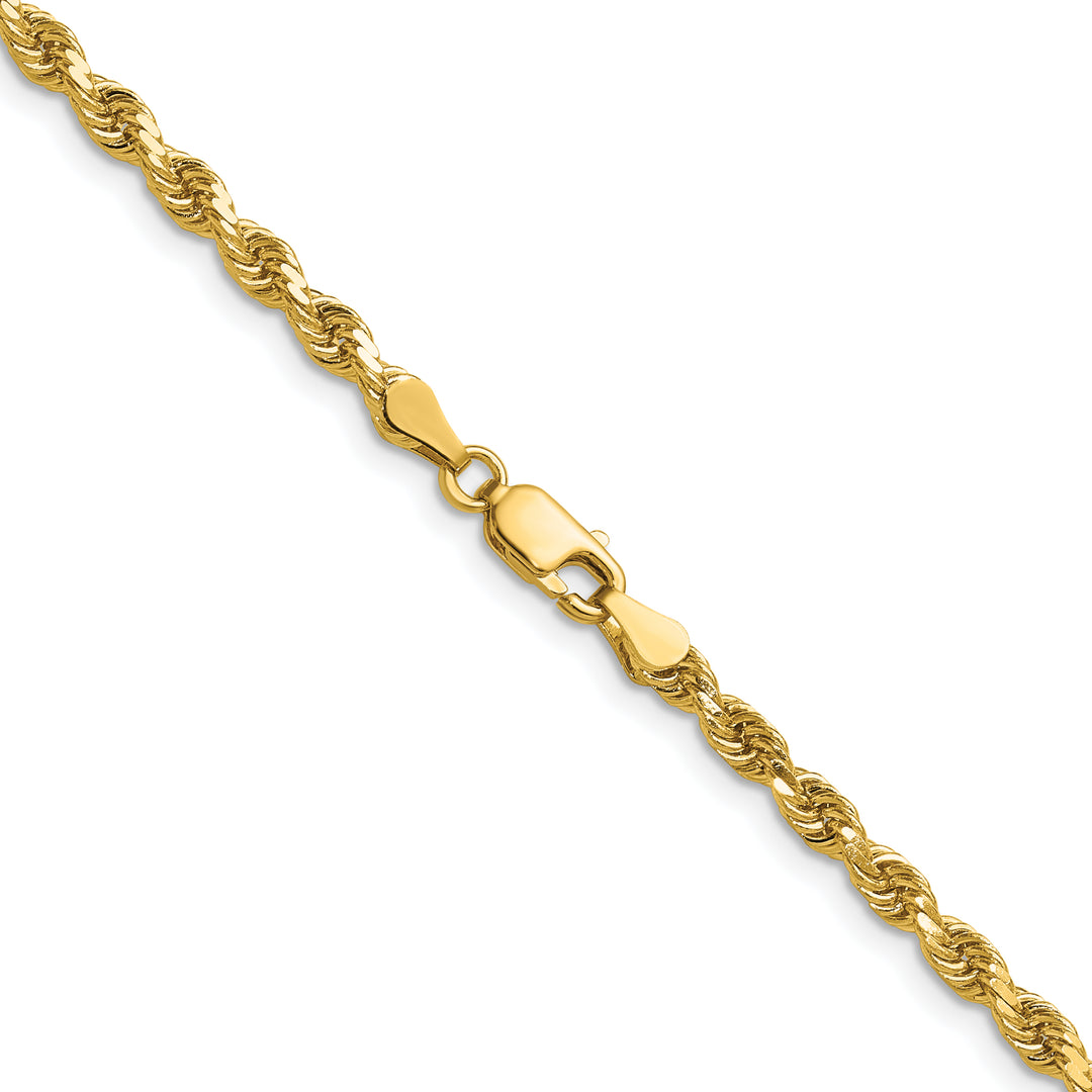 14K 3.75mm D/C Rope with Lobster Clasp Chain