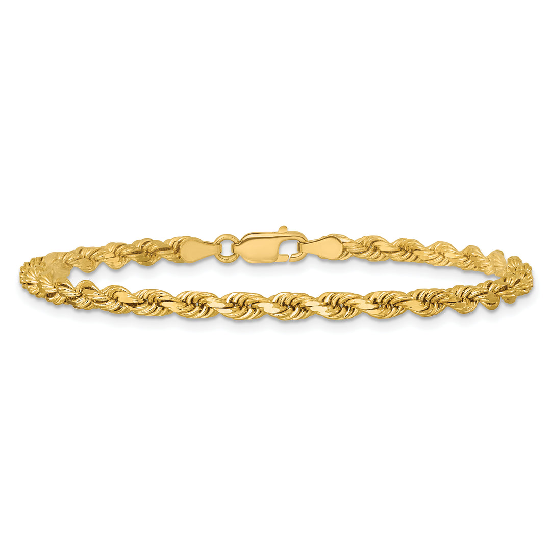 14K 3.75mm D/C Rope with Lobster Clasp Chain