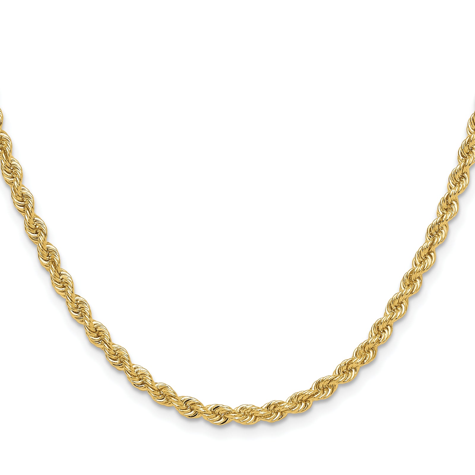 14k 3.8mm Regular Rope Chain
