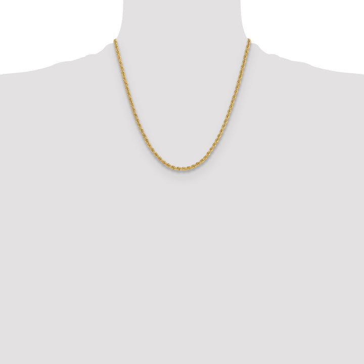 14k 3.8mm Regular Rope Chain