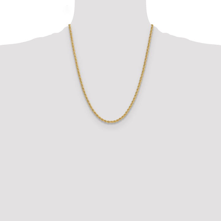 14k 3.8mm Regular Rope Chain