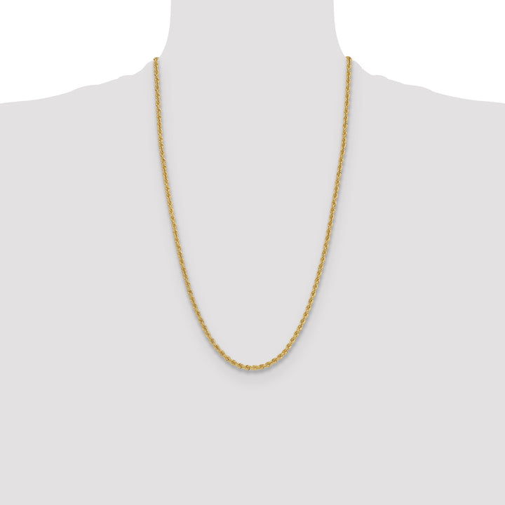 14k 3.8mm Regular Rope Chain