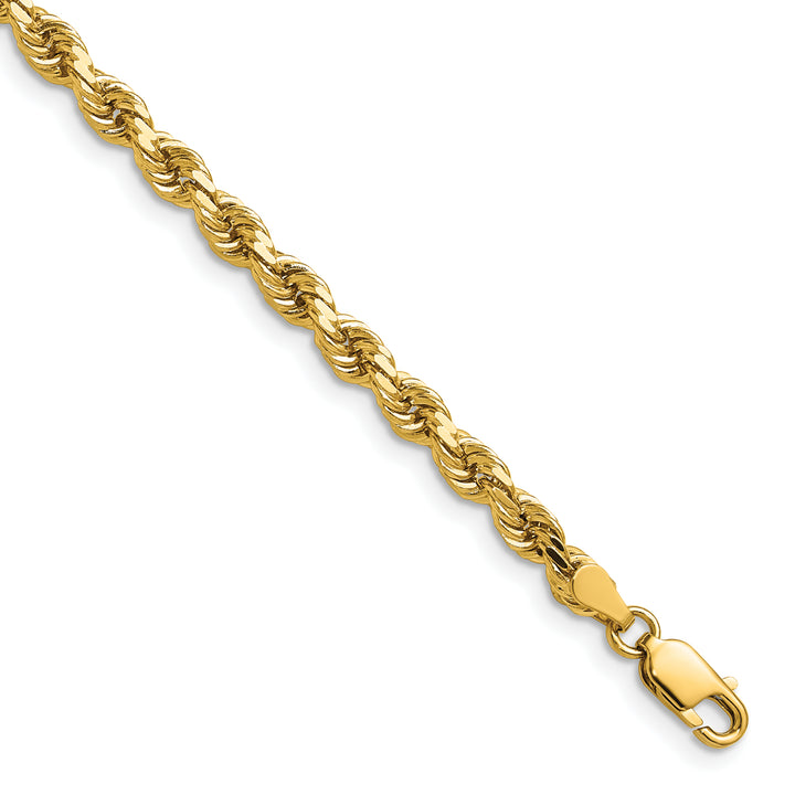 14k 4mm D/C Rope with Lobster Clasp Chain