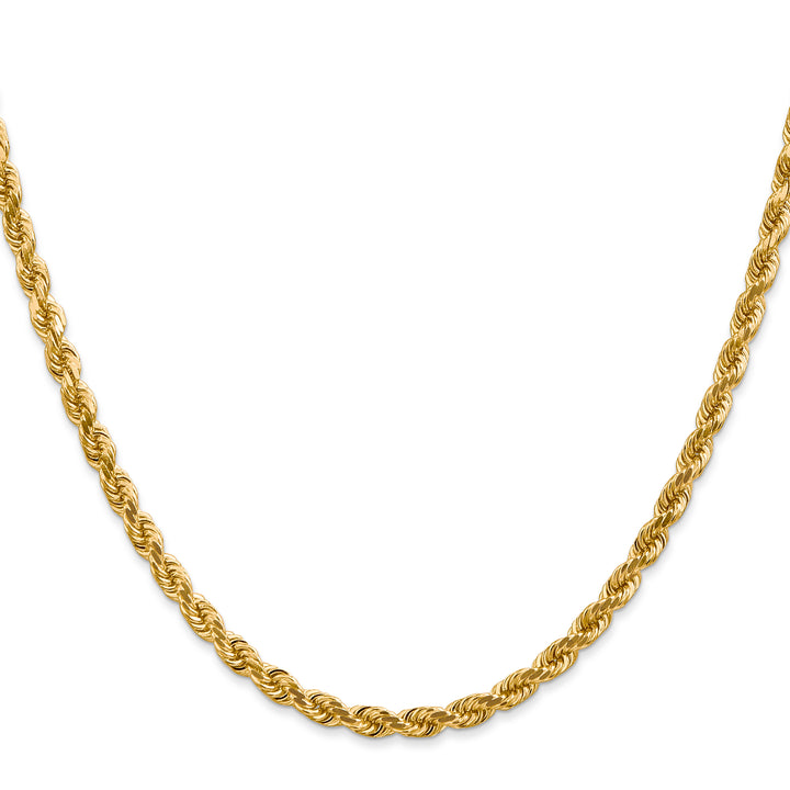 14k 4mm D/C Rope with Lobster Clasp Chain