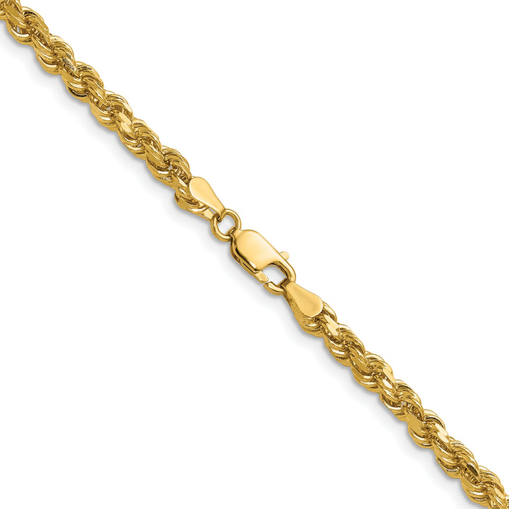 14k 4mm D/C Rope with Lobster Clasp Chain