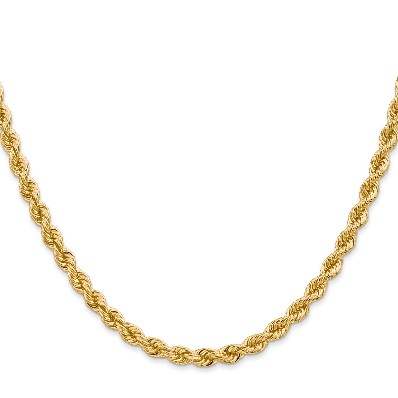 14k 4mm Regular Rope Chain