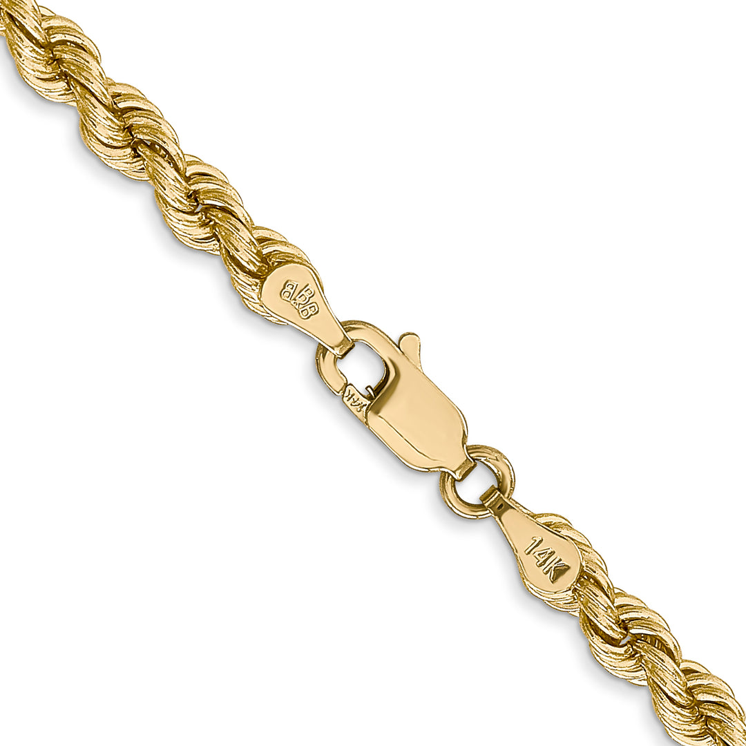 14k 4mm Regular Rope Chain