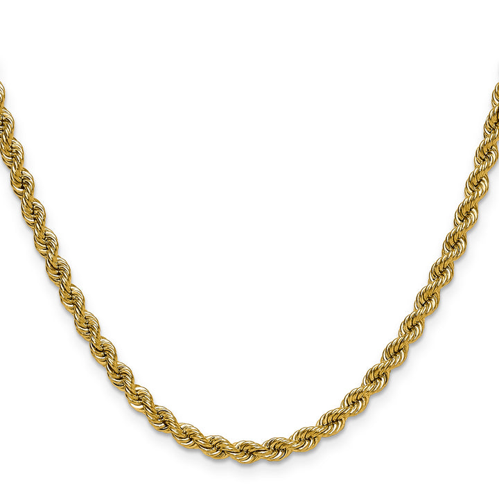 14k 4.2mm Solid Rope Chain