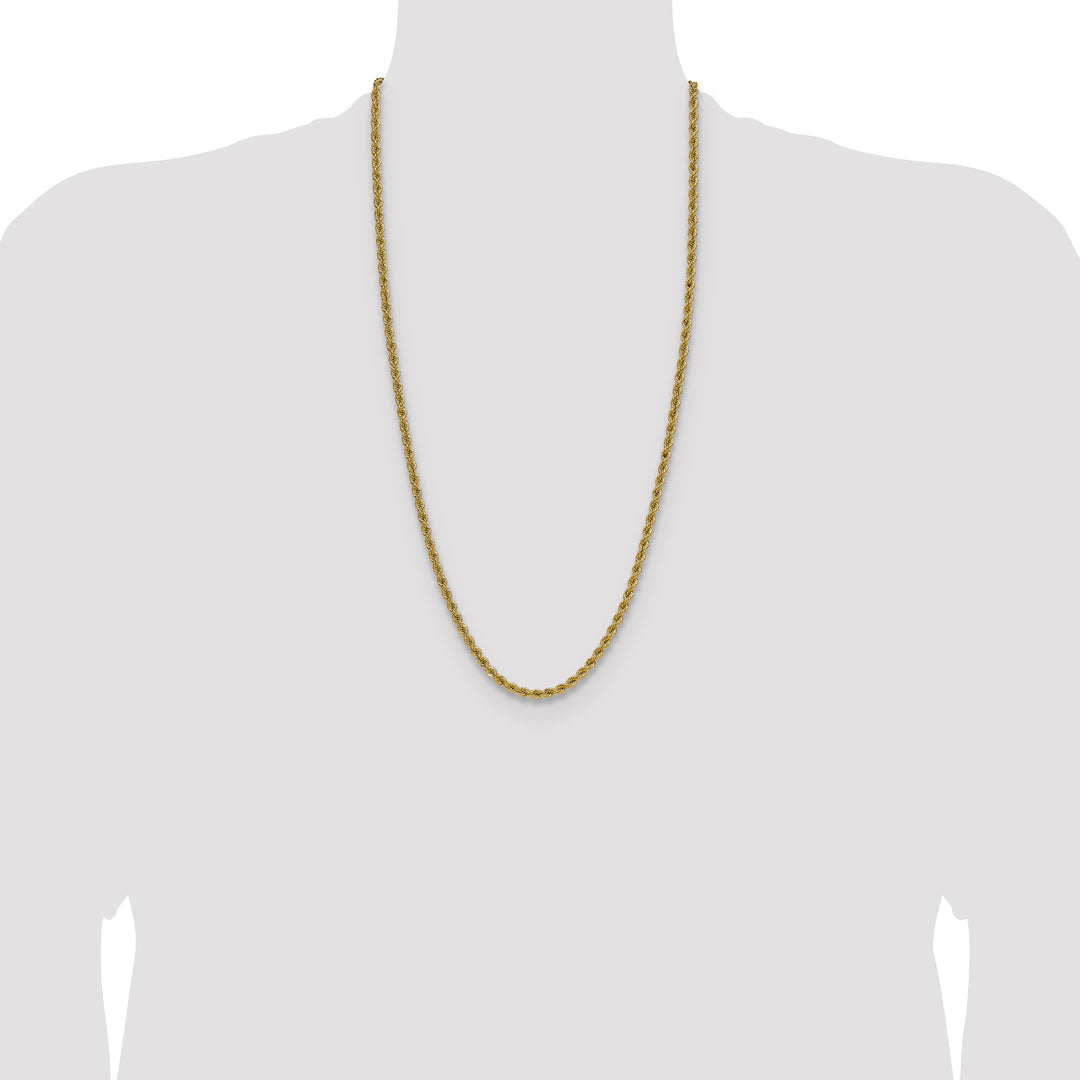 14k 4.2mm Regular Rope Chain