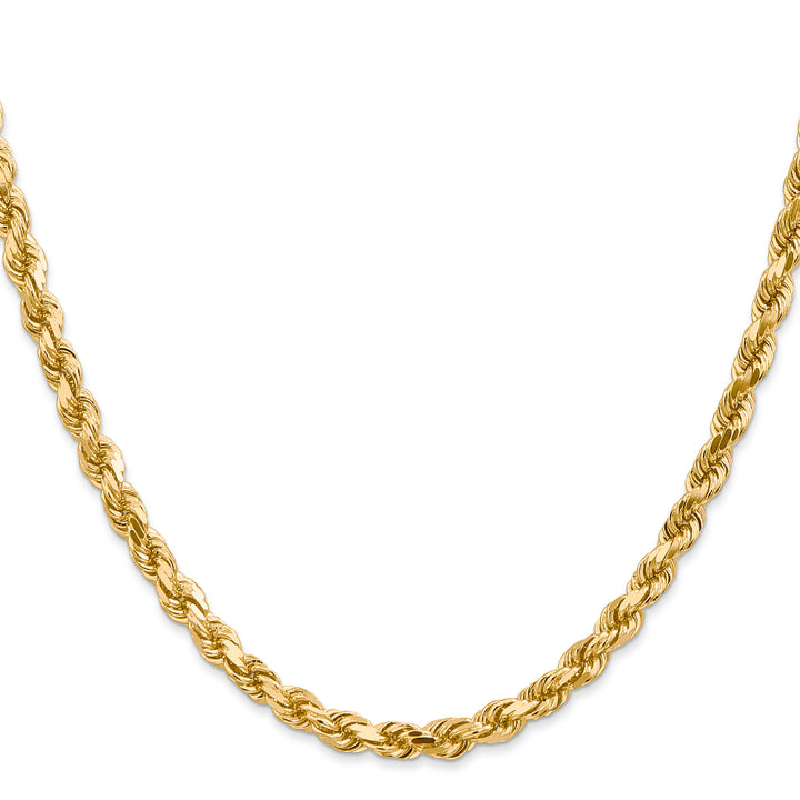 14k 4.5mm D/C Rope with Lobster Clasp Chain