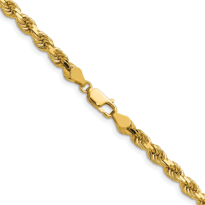 14k 4.5mm D/C Rope with Lobster Clasp Chain