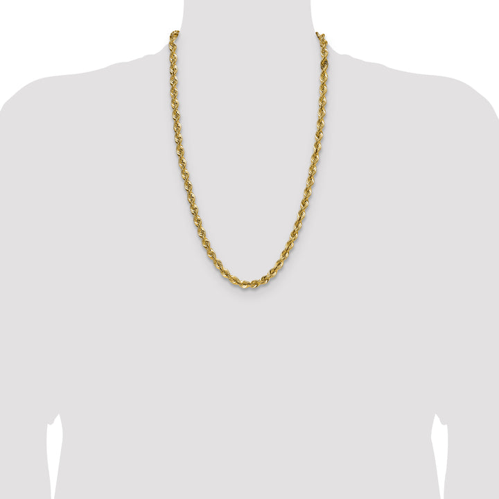 14k 7.5mm Regular Rope Chain