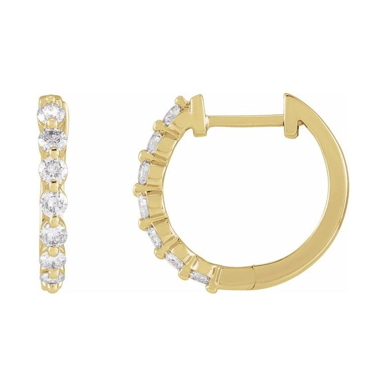 Accented Hoop Earrings