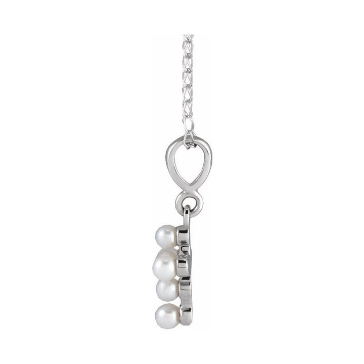 Pearl Youth Cross Necklace or Pendant