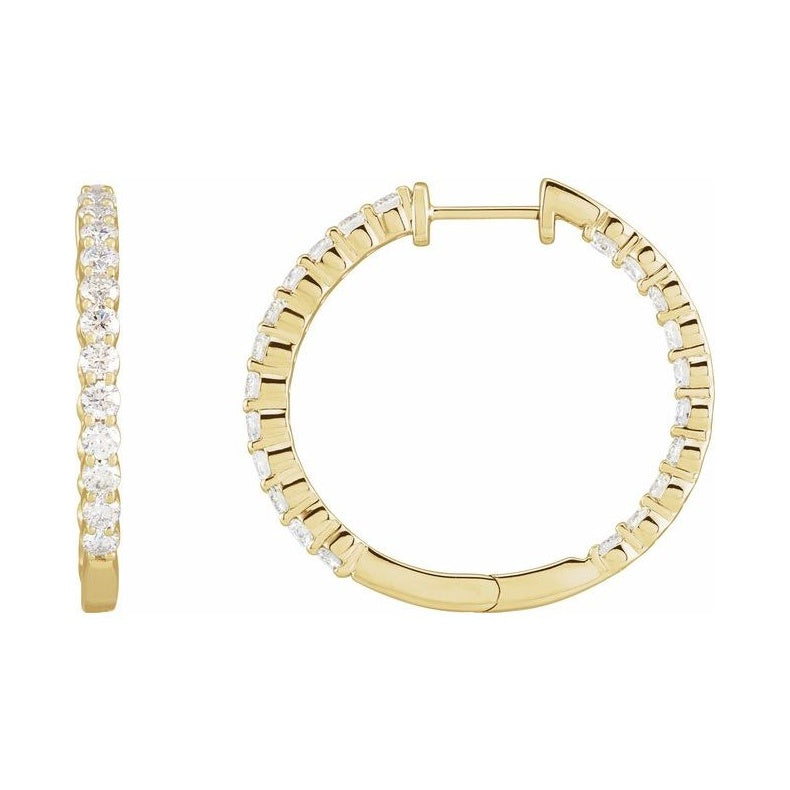 Inside-Outside Hoop Earrings
