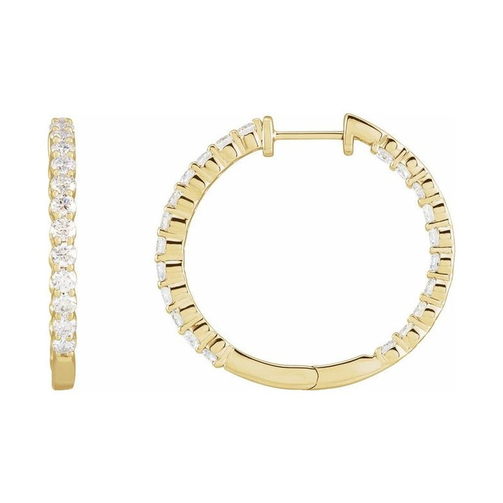 Inside-Outside Hoop Earrings