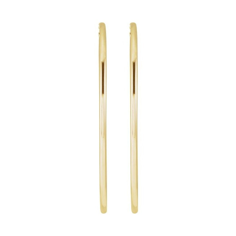 Tube Hoop Earrings