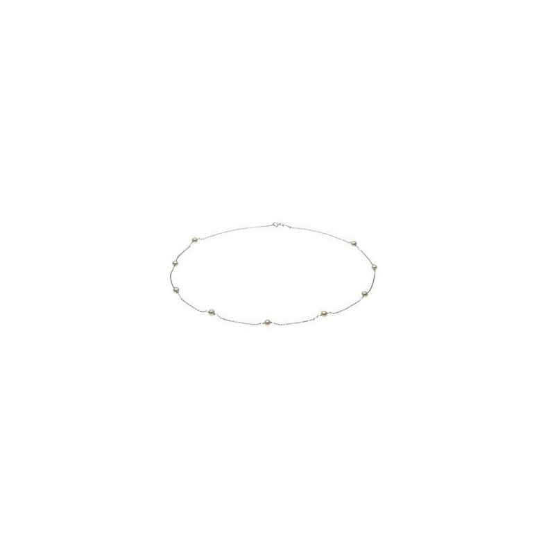 Pearl Station Necklace