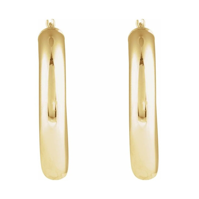 Tube Hoop Earrings