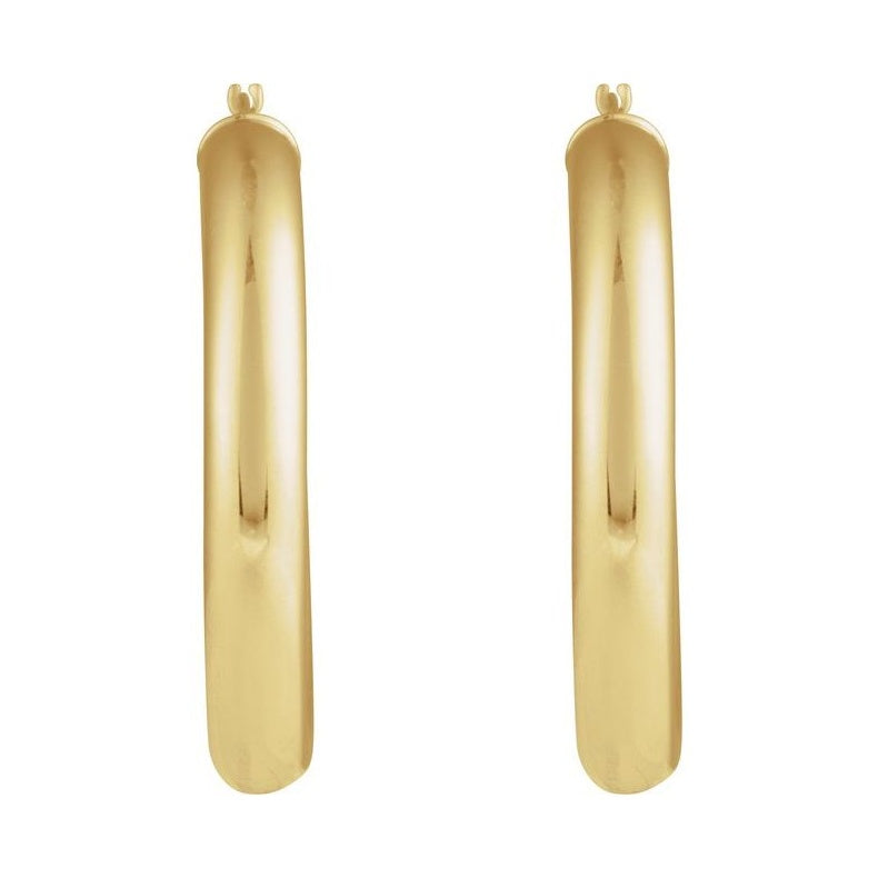 Tube Hoop Earrings
