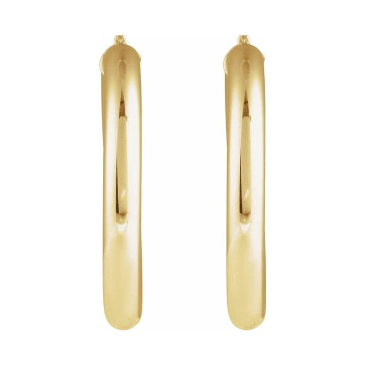 Tube Hoop Earrings