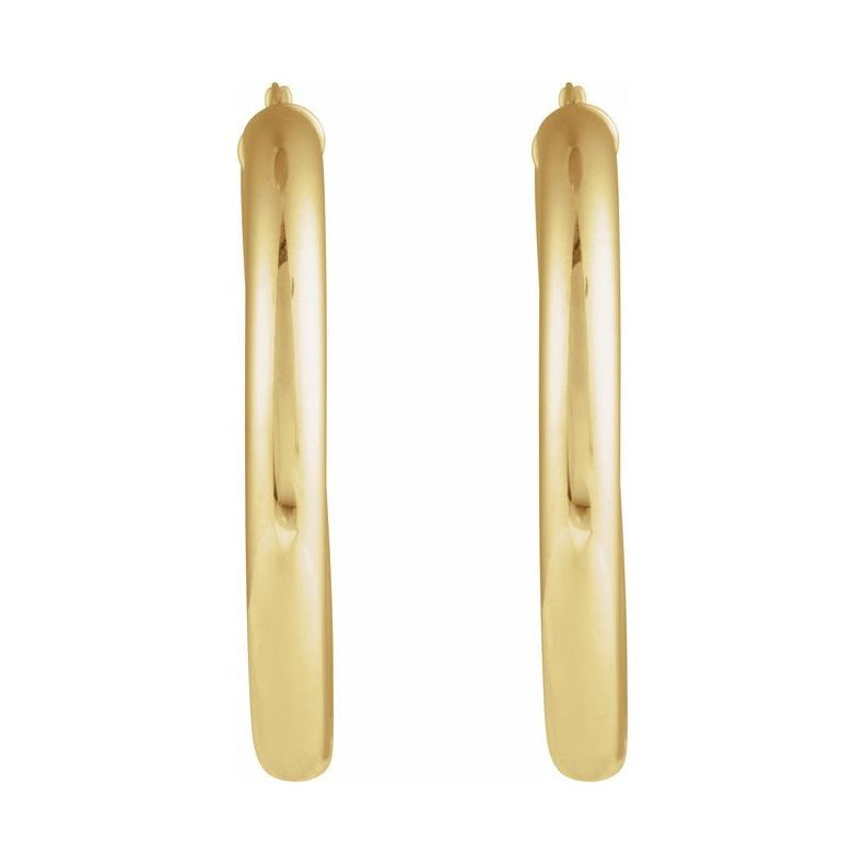 Tube Hoop Earrings