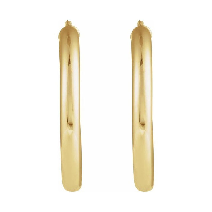 Tube Hoop Earrings