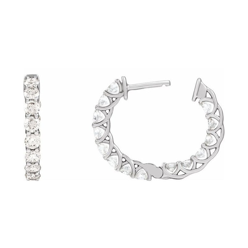 Inside-Outside Hoop Earrings