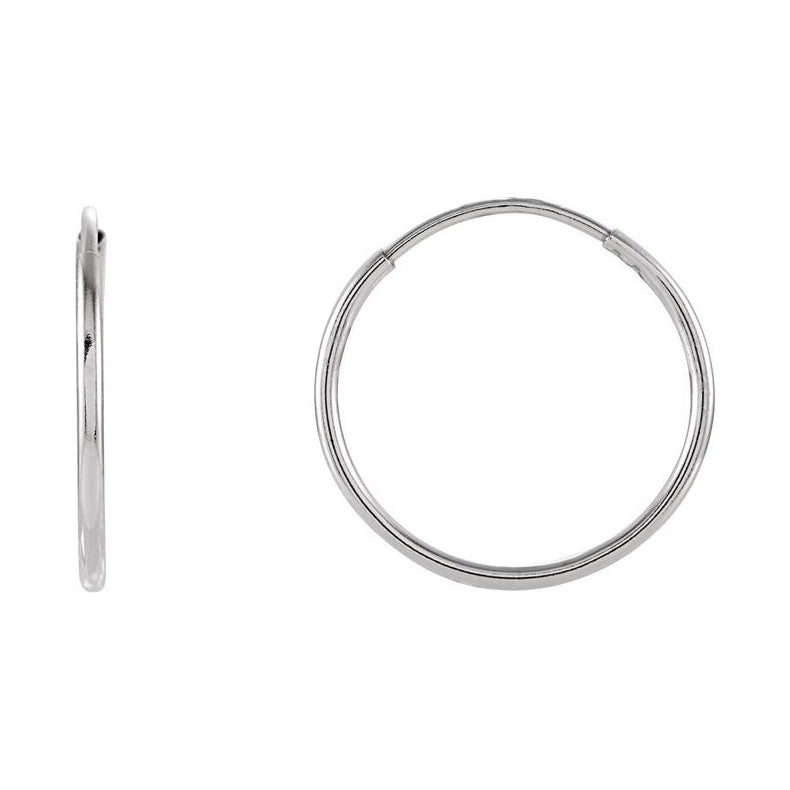 Endless Tube Hoop Earrings