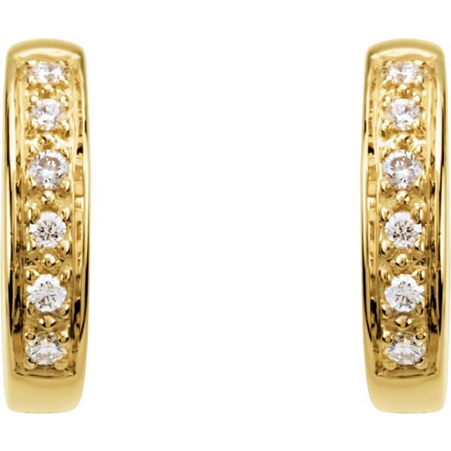 Accented Hoop Earrings