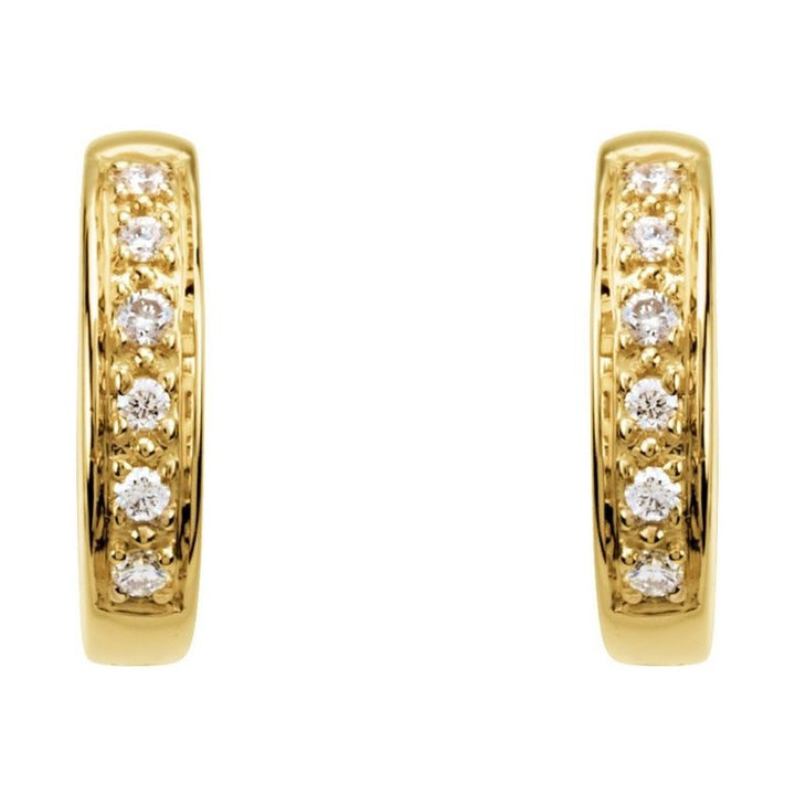 Accented Hoop Earrings