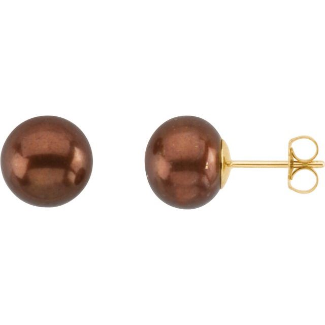 Pearl Stud Earrings