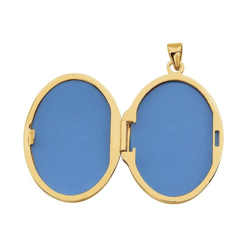 Embossed Oval Locket